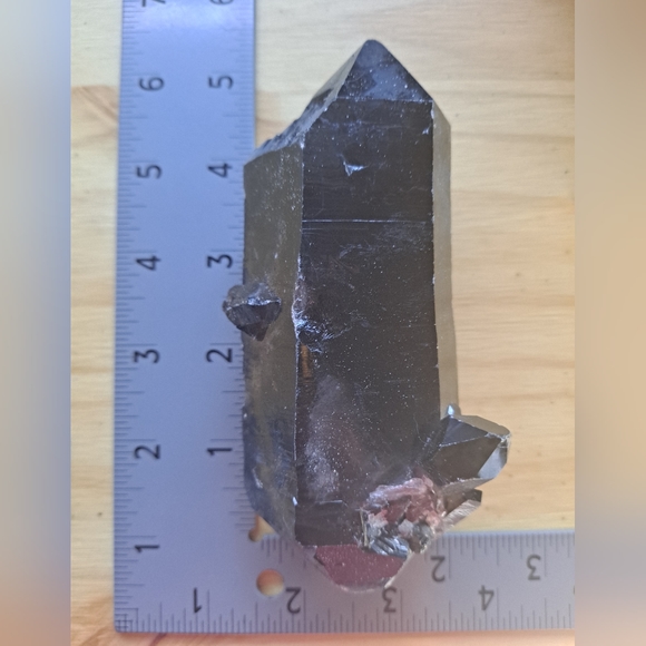 Double-terminated Smoky Quartz Crystal - Picture 6 of 7